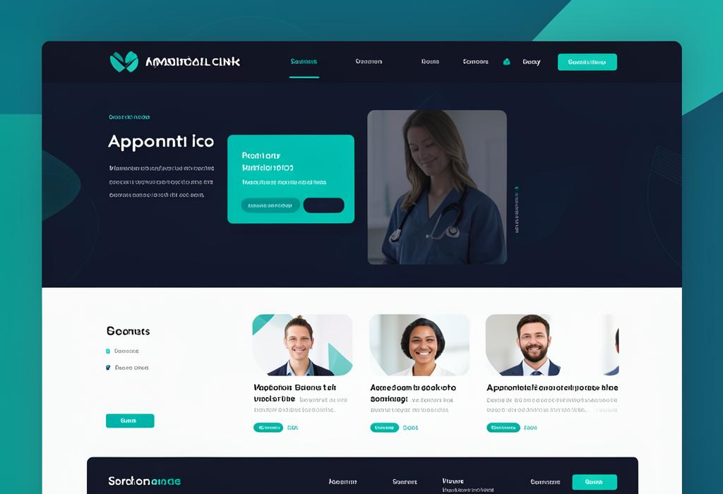 CareCore website template preview