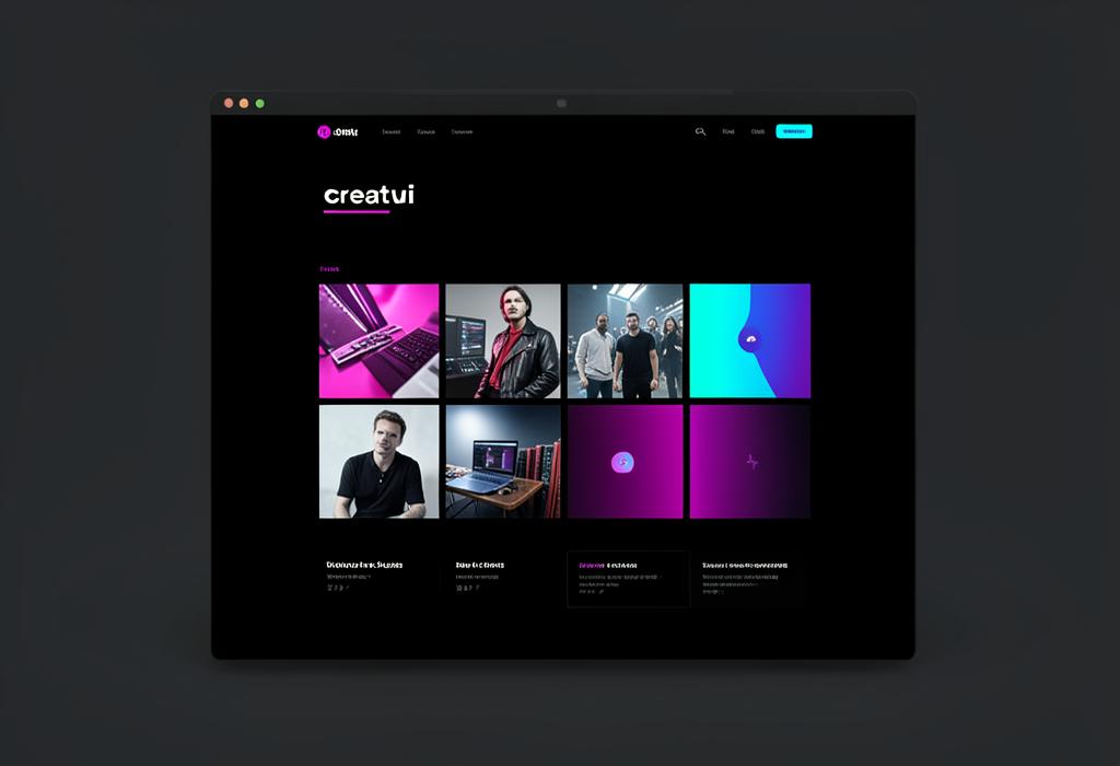 Canvas website template preview